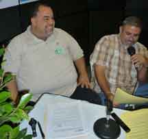 Phil Longoria & Mike Beria broadcasting